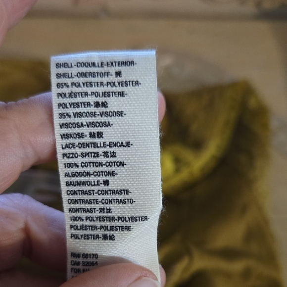 Free People Mustard Lace Blouse - Picture 5 of 5